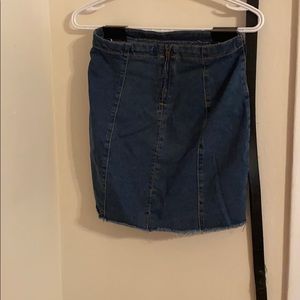 Jean skirt